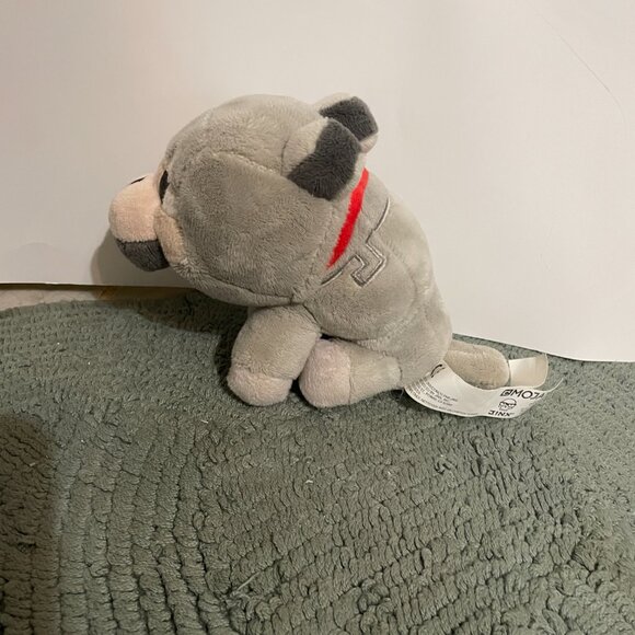 Mojang Jinx Minecraft Gray Baby Wolf Dog Plush MUST BUNDLE - Picture 2 of 7